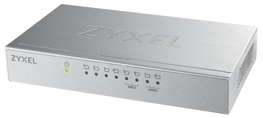 Коммутатор ZyXEL GS108b Восьмипортовый коммутатор Gigabit Ethernet .