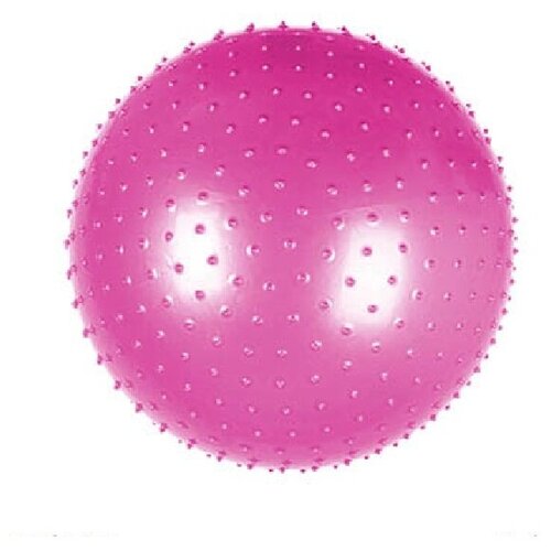 фото Мяч для фитнеса массажный silapro, пвх, d75см, 1000гр, сиреневый