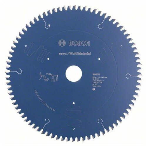фото Диск пильный expert for multimaterial (254x30x2,4/1,8 мм) для торцовочных и панельных пил bosch 2608642528