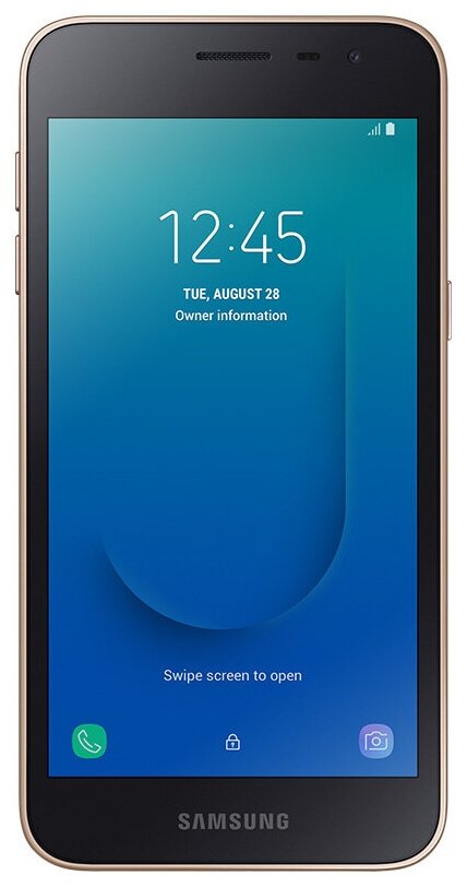 Смартфон Samsung Galaxy J2 Core 1/8 ГБ, 2 micro SIM, золотой