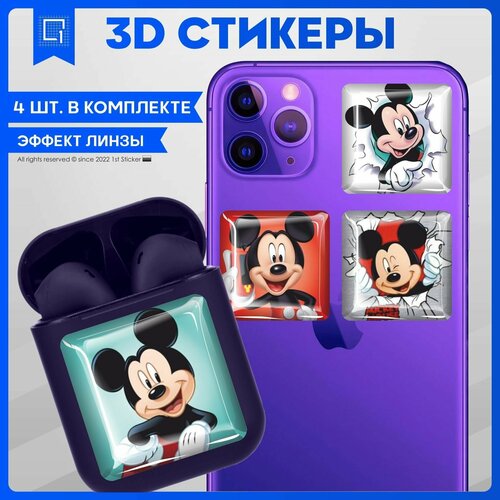 Наклейки на телефон 3D стикер на чехол Микки Маус