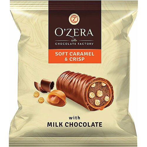 Конфеты шоколадные O'ZERA "Caramel & Crisp" с хрустящими шариками, 500 г, НК943 Комплект - 2 шт .