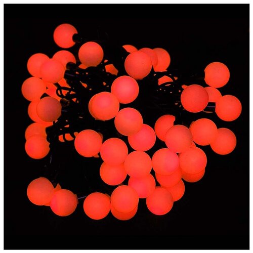 фото Гирлянда sh lights шарики цветные oldbl100, 1500 см, 100 ламп, разноцветные диоды/черный провод