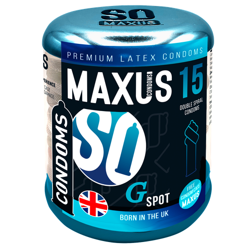 Презервативы Maxus G spot с двойной спиралью, 15 шт. yesforlov гель g spot возбуждающий для точки g 10г