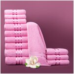 Dome Полотенце для рук Harmonika Цвет: Розовый 33х50 см - 25 шт br28065 - изображение