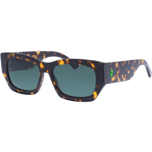 фото Солнцезащитные очки jimmy choo, прямоугольные, для женщин, коричневый