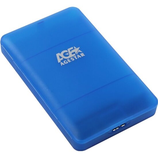 Внешний корпус для HDD Agestar 2.5" 3UBCP3 пластик синий