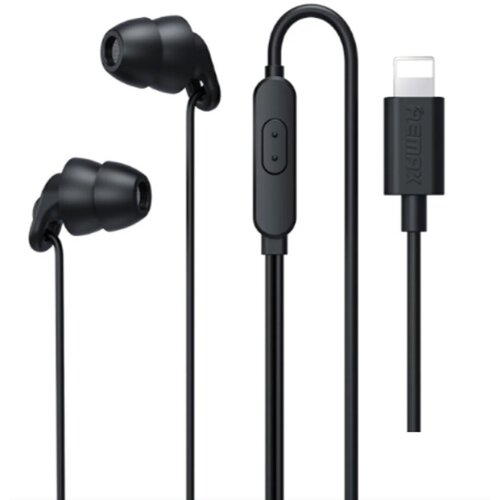 Наушники внутриканальные Remax RM-518i Wired Sleep 8 pin цвет черный 53600₽
