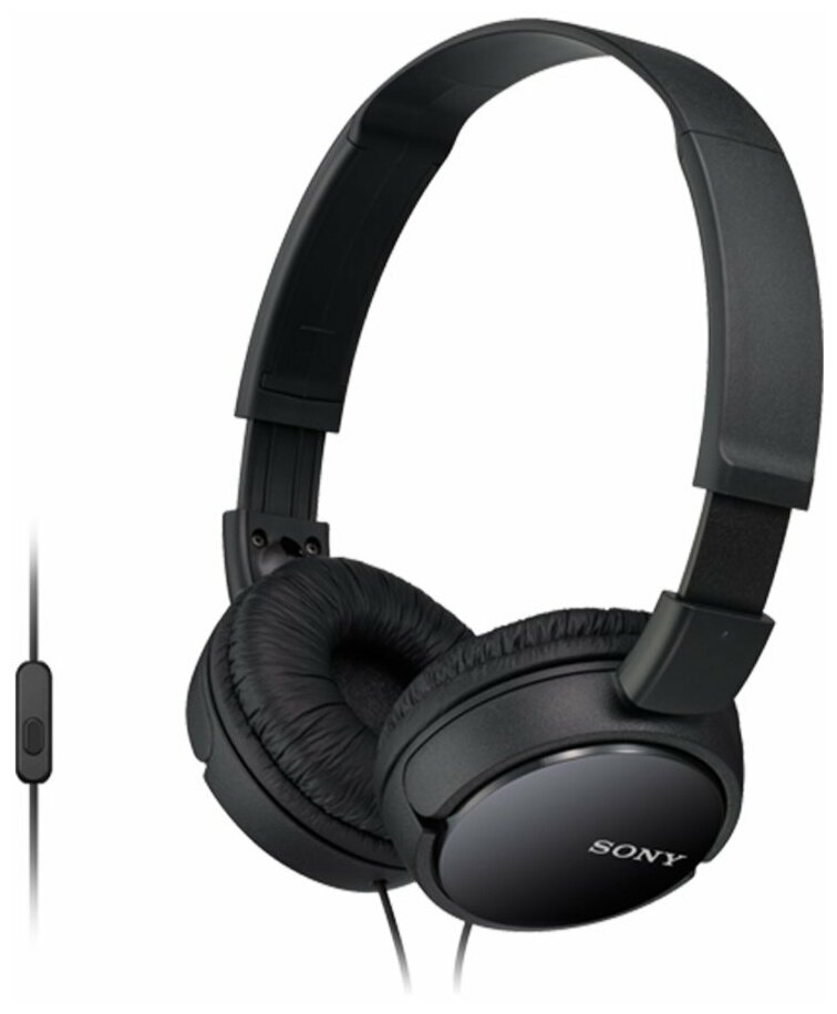 Проводные наушники Sony MDR-ZX110AP, black