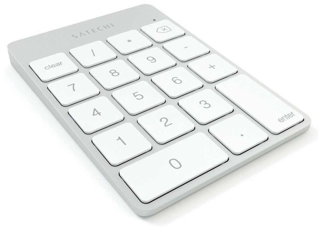 Клавиатура Satechi Aluminum Slim Rechargeable Keypad Silver Bluetooth