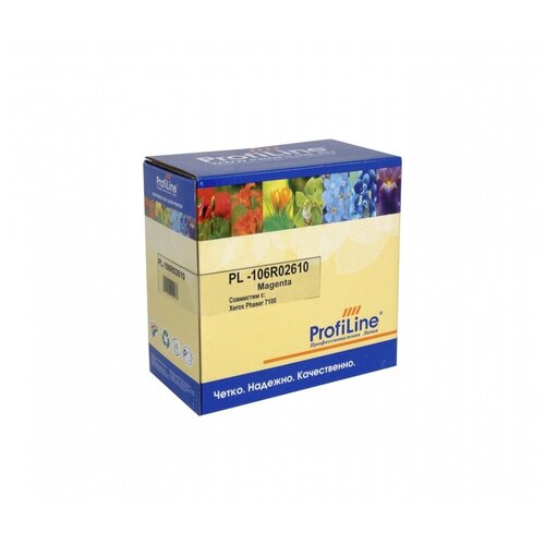 Картридж ProfiLine PL-106R02610-M, 9000 стр, пурпурный комплект картриджей profiline pl 106r02609 c 9000 стр голубой