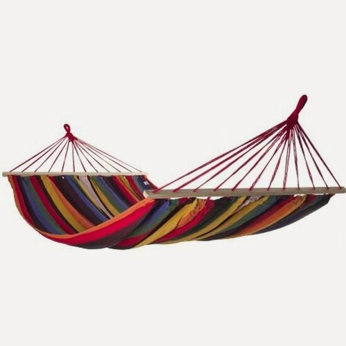Изображение товара Гамак Arizone подвесной с брусками, 220х160 см, оранжевый, Garden (28-102231)