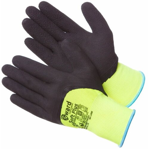 Gward Soft Plus Яркие перчатки с глубоким покрытием вспененным латексом (5 пар)