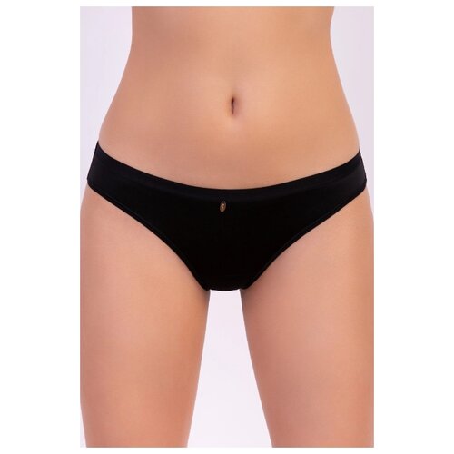 фото Milavitsa трусы танга средней посадки basic, размер 90, черный