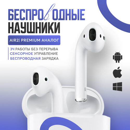 Беспроводные наушники с сенсорным управлением 79000₽