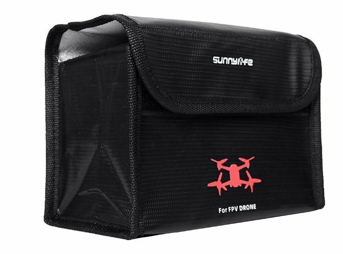 фото Огнеупорный защитный чехол аккумулятора для DJI FPV (3 батареи)