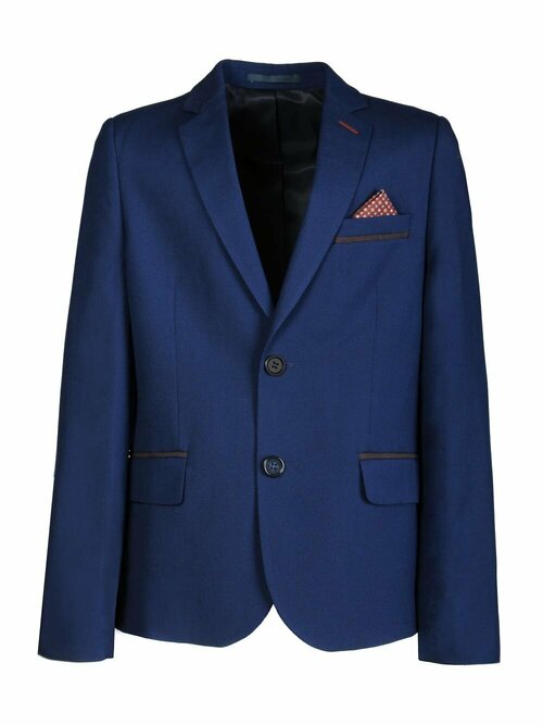 Школьный пиджак Тилли Стилли, размер 122-56-57, синий
