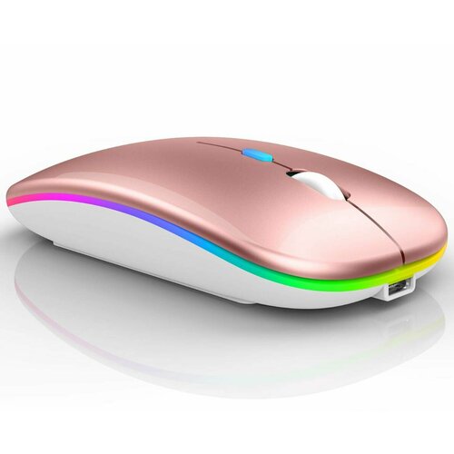 Мышь беспроводная для компьютера ноутбука пк макбука с LED подсветкой Bluetooth 51 Wireless 63000₽