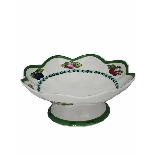 Конфетница на ножке Полевые цветы Lenardi 20 см 105-057