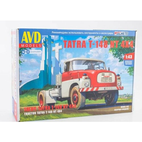 Сборная модель Tatra-148 тягач 1585avd avd models пожарная автоцистерна tatra 111r 1 43