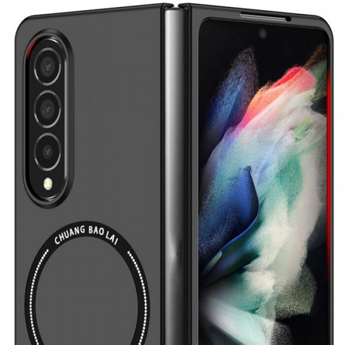 Matte Shield Тонкий матовый пластиковый чехол с поддержкой Magsafe для Samsung Galaxy Z Fold 4 — фото 1