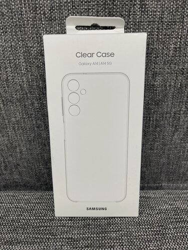 Изображение товара Чехол-накладка Clear Case для смартфонов SAMSUNG Galaxy A14, EF-QA146CTEGRU, прозрачный