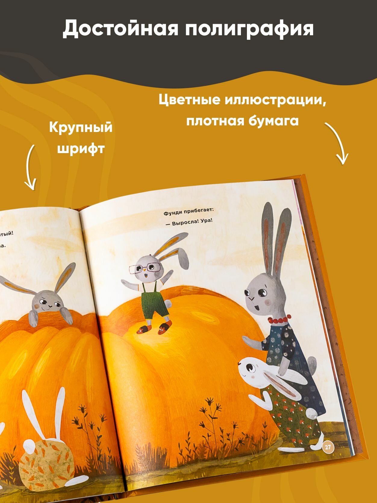 Книга "Трать с умом, как зайчик Фунди. История про огромные тыквы" / Издательство: Альпина Паблишер | Локхарт Даг — фото 1