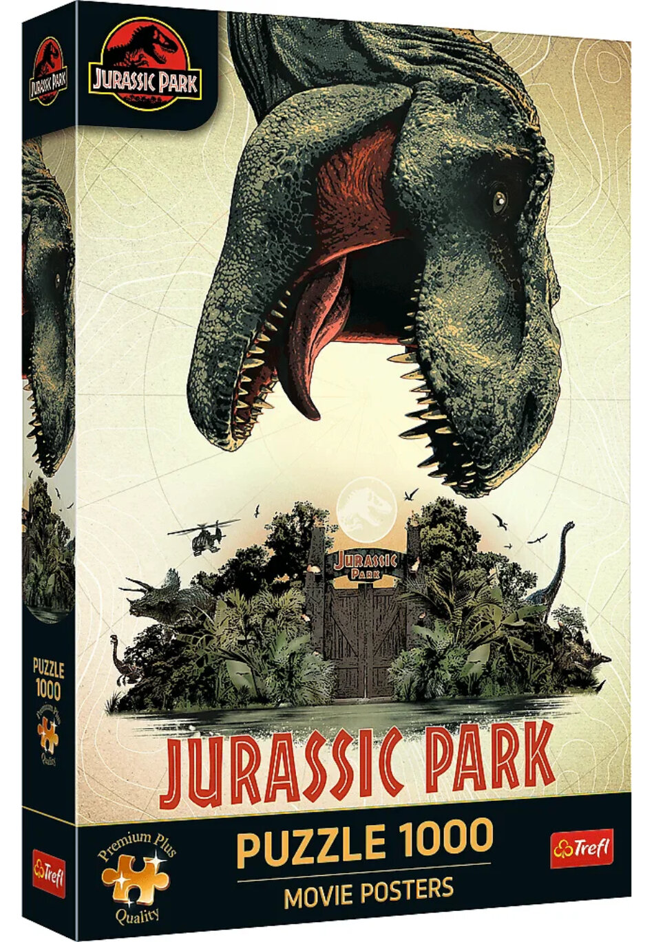 Пазл для взрослых Trefl 1000 деталей: Парк Юрского периода