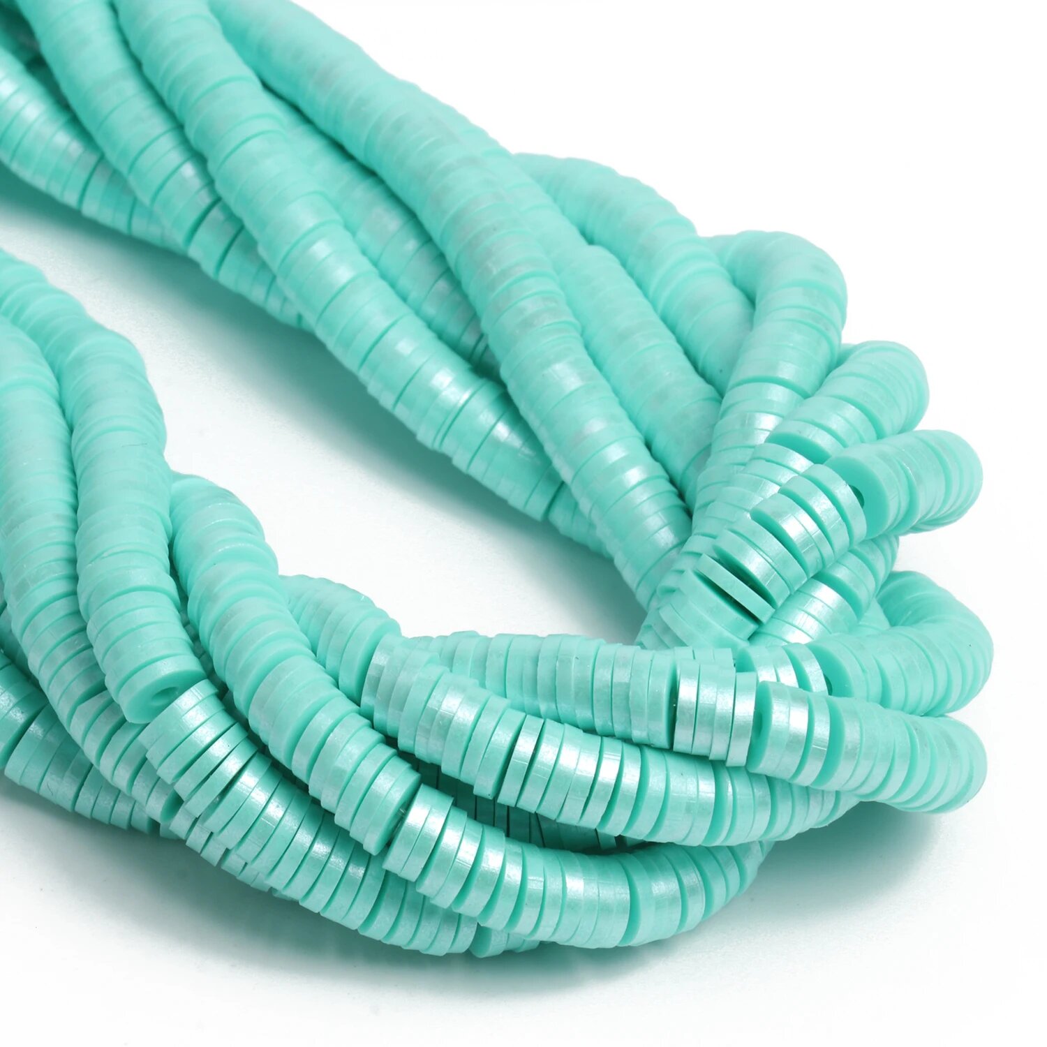 Бусины плоские круглые, Color 19, 6 мм, 350 шт.