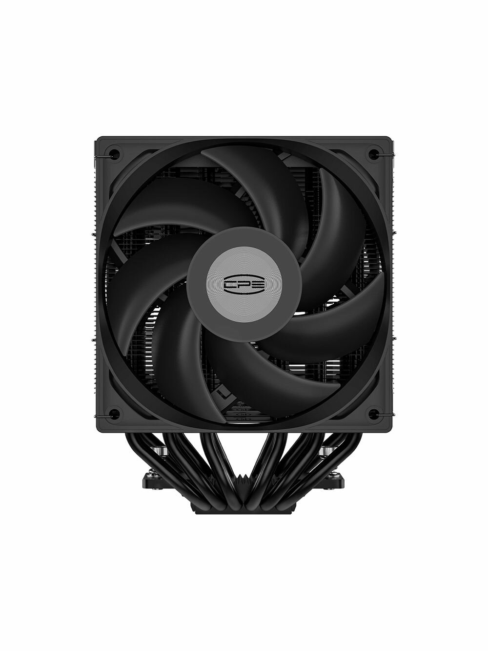 Кулер для процессора PCCooler RT620 BK, алюминиевый, 2 вентилятора, гидродинамический подшипник — фото 1