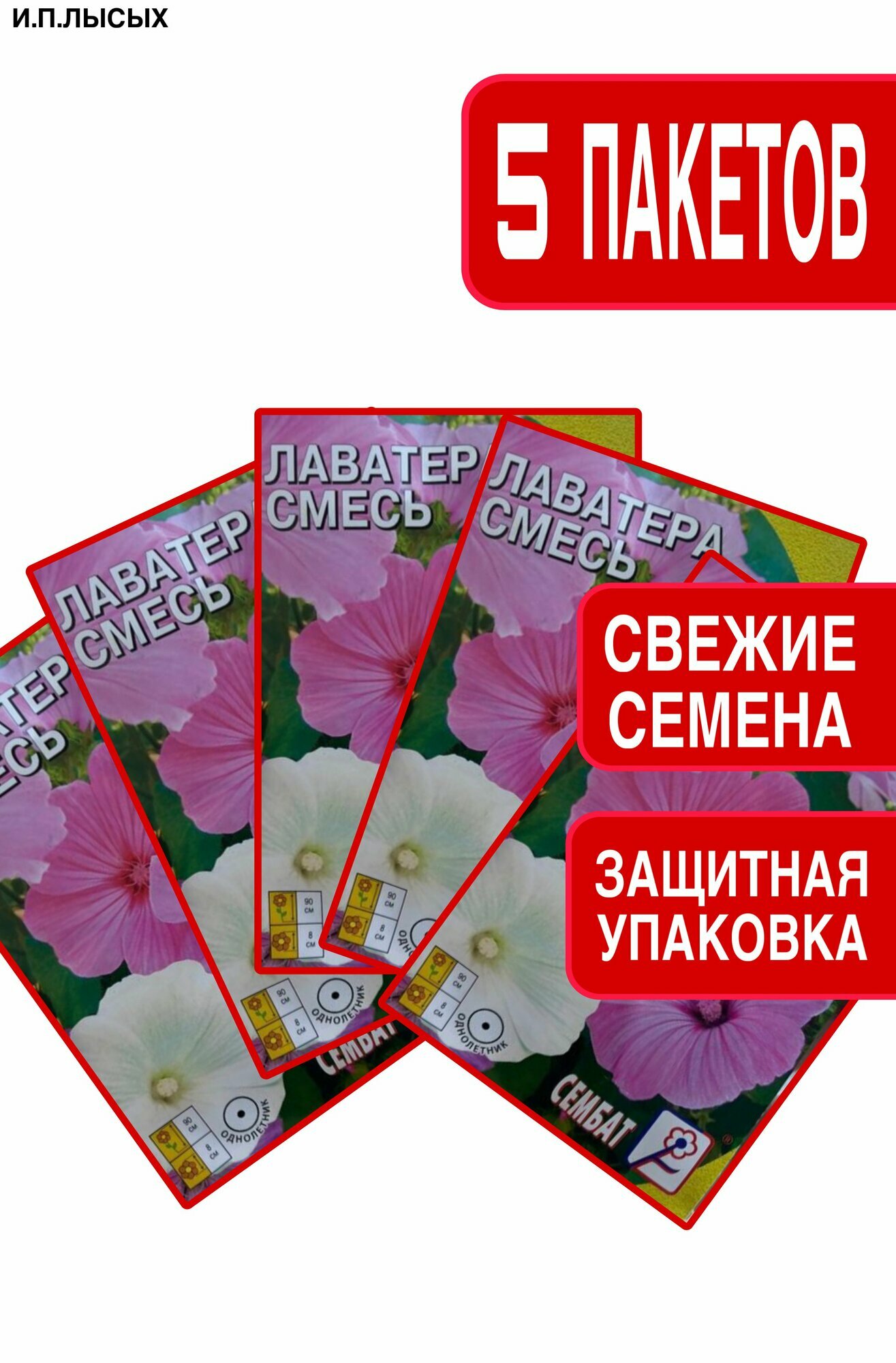 Семена Лаватера Смесь окрасок