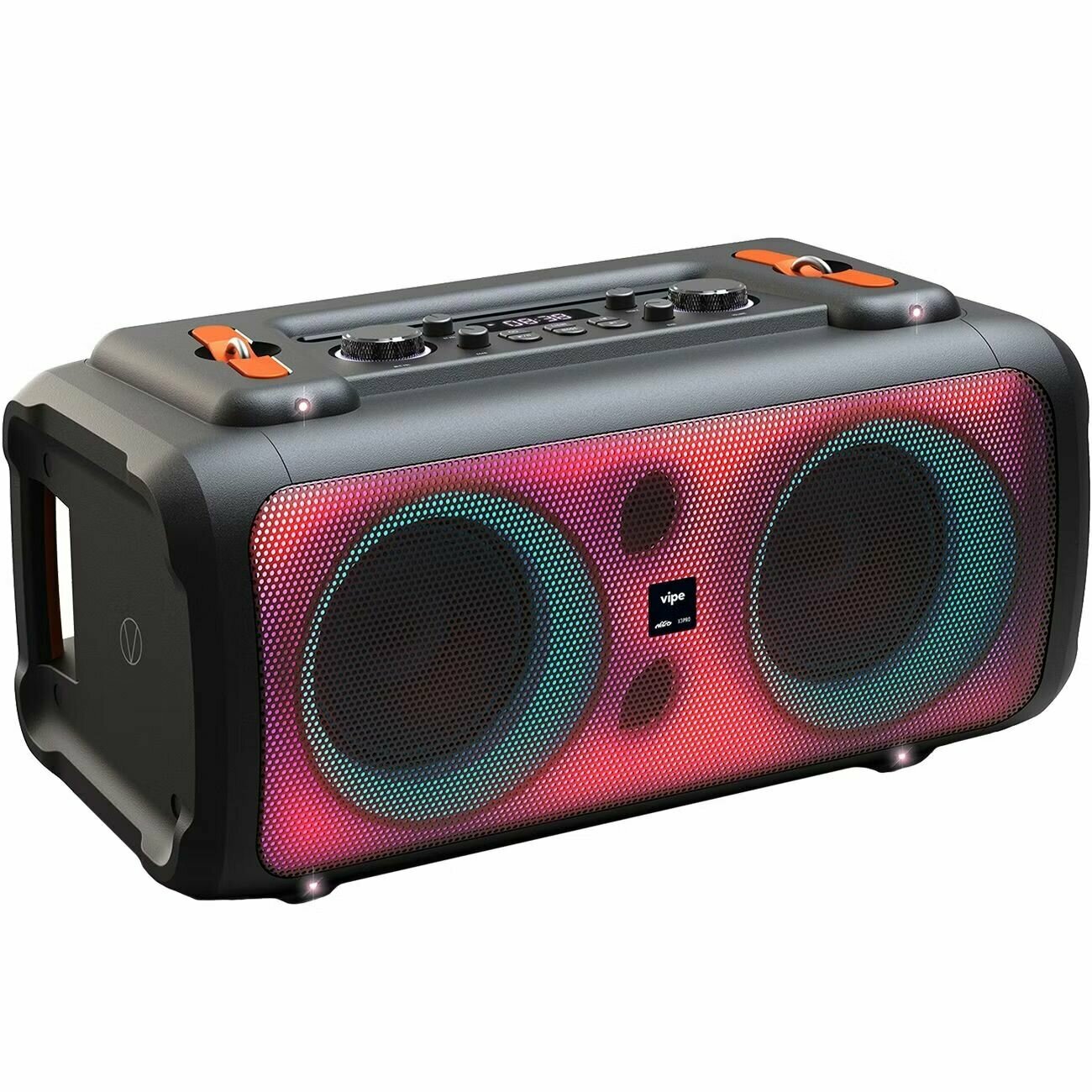 Портативная аудиосистема Vipe "NITRO X3PRO", FM-радио, Bluetooth, 10 Вт, 10ч, чёрная