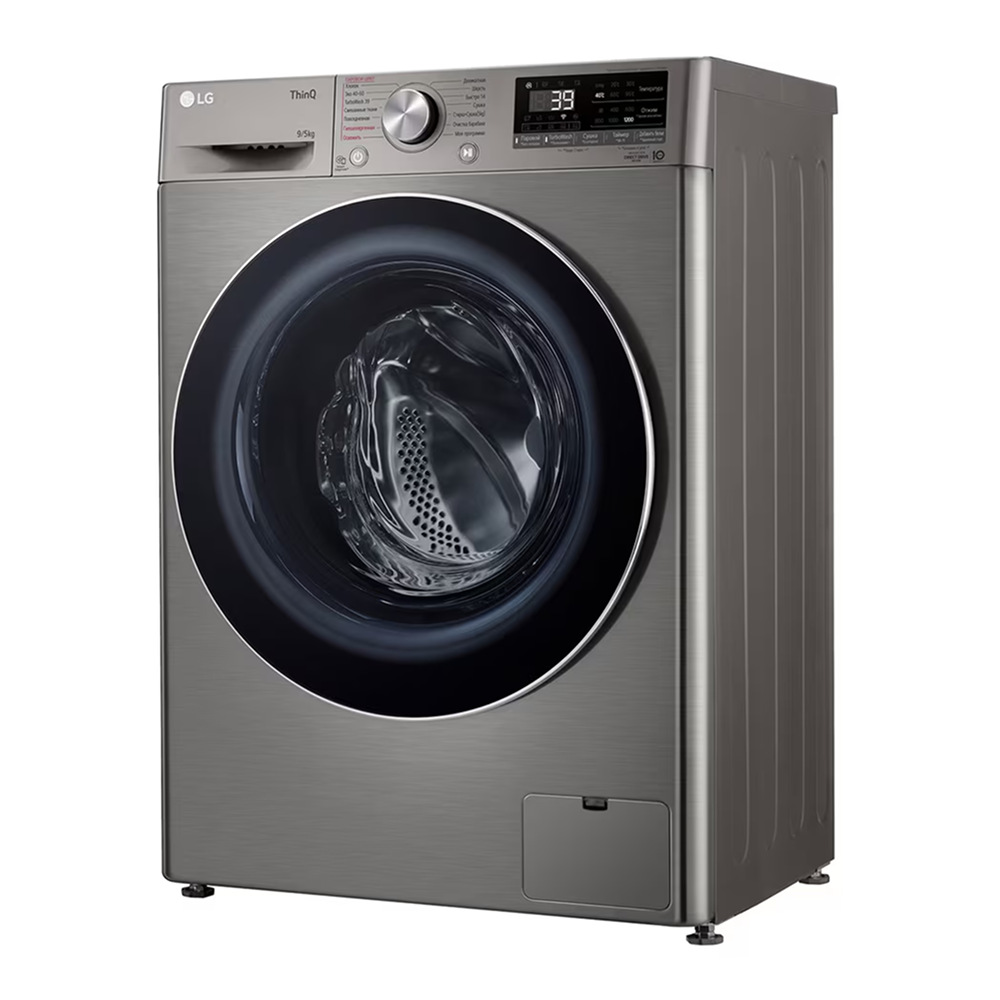 Стиральная машина с сушкой LG 9/5 кг - AI DD™ | TurboWash™360˚ | Steam™ ThinQ™ F2V7FR2P 1 год гарантия 10 лет на матор — фото 1