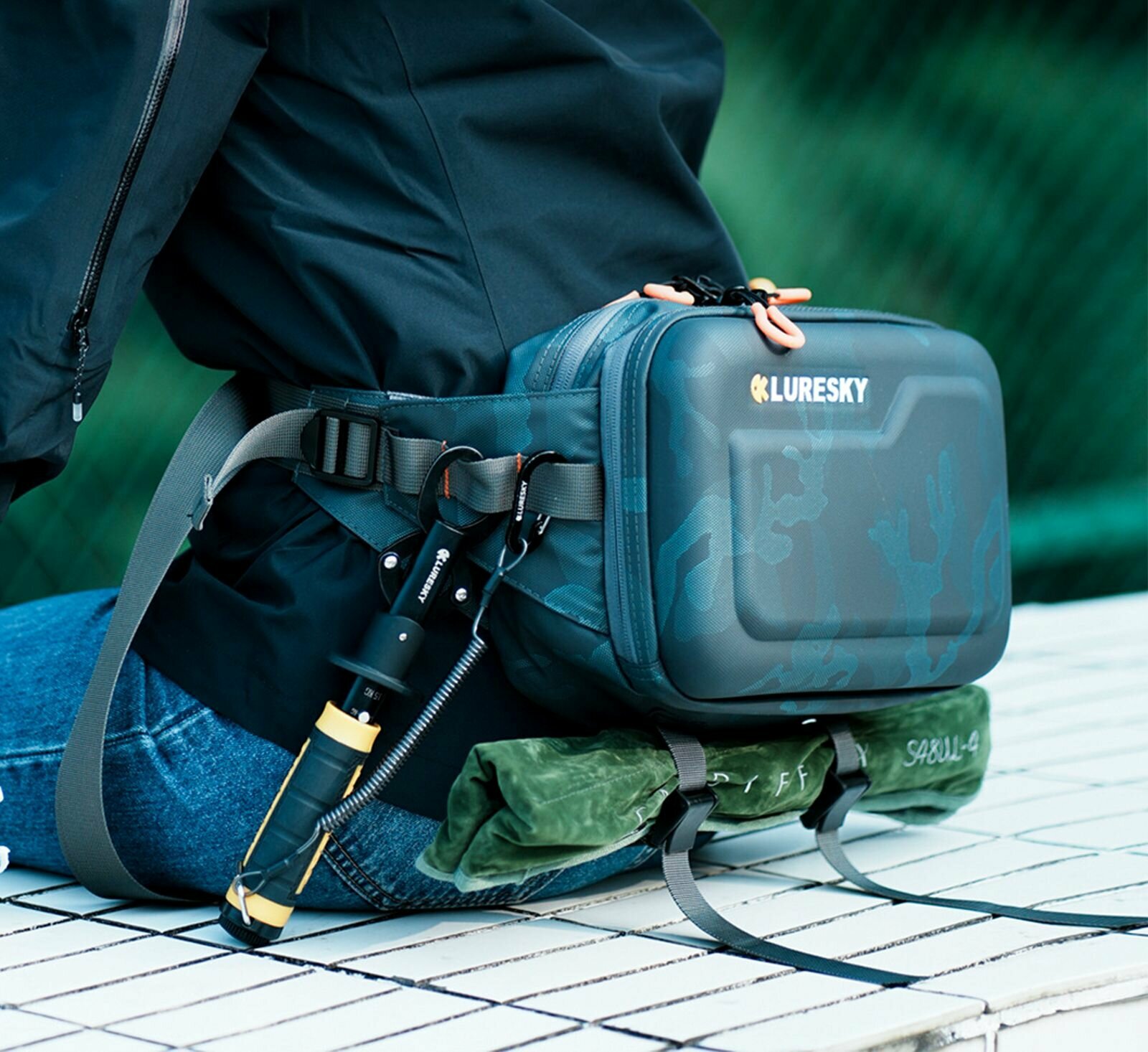 Сумка поясная , темно-зеленый — фото 1