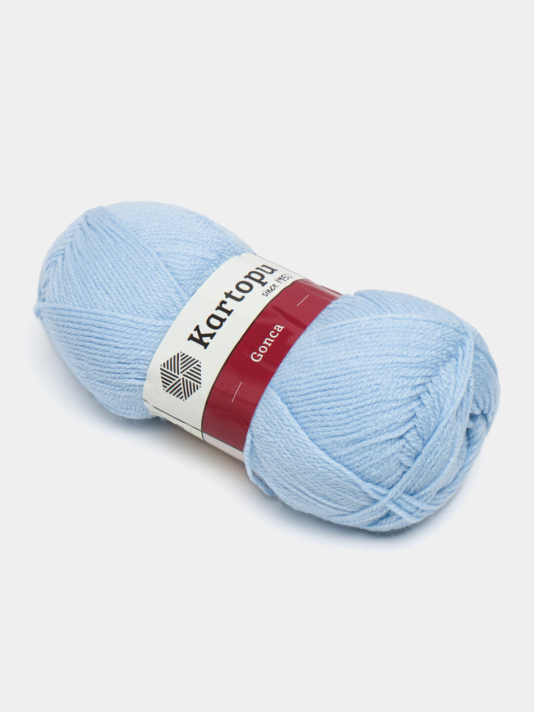 Пряжа Kartopu Gonca, для вязания, акрил, голубая, 100гр, 300м — фото 1