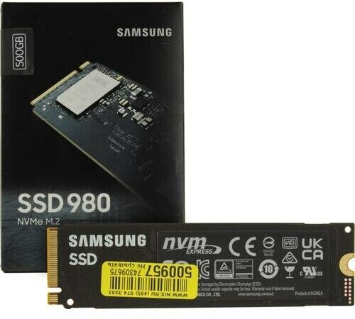 SSD Samsung 980 500 Гб MZ-V8V500BW