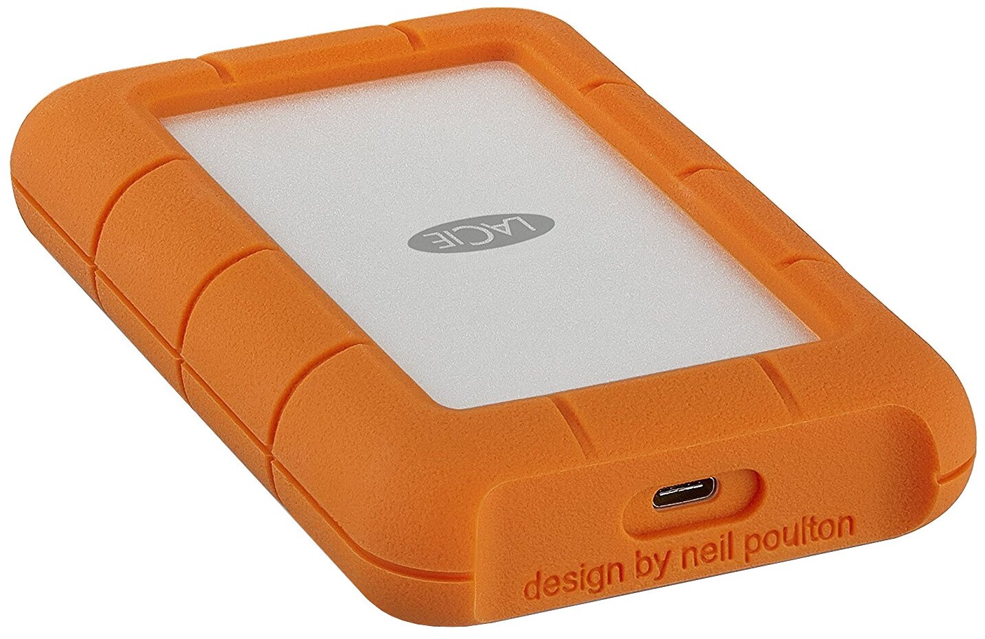 Внешний жесткий диск LACIE Rugged Mini , 1Тб, оранжевый - фото №3