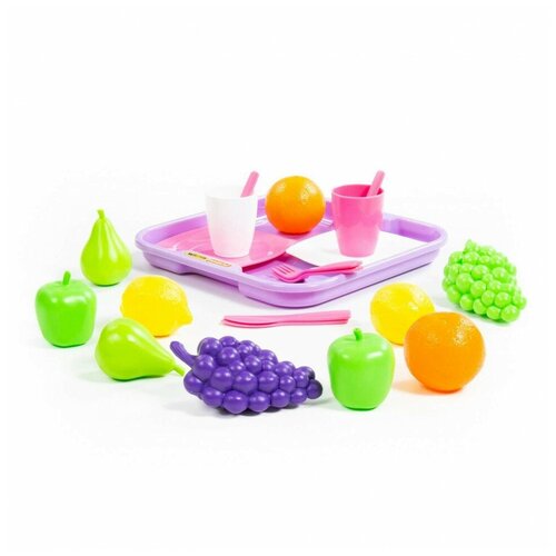 фото Набор продуктов palau toys №2 с посудой и подносом 21элемент 46970_pls