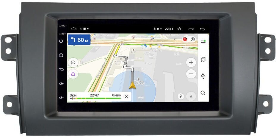 Магнитола в штатное место 2 din Suzuki SX4 I 2006-2014 OEM 2/16 на Android 10 (GT7-RP-SZSX4-44)