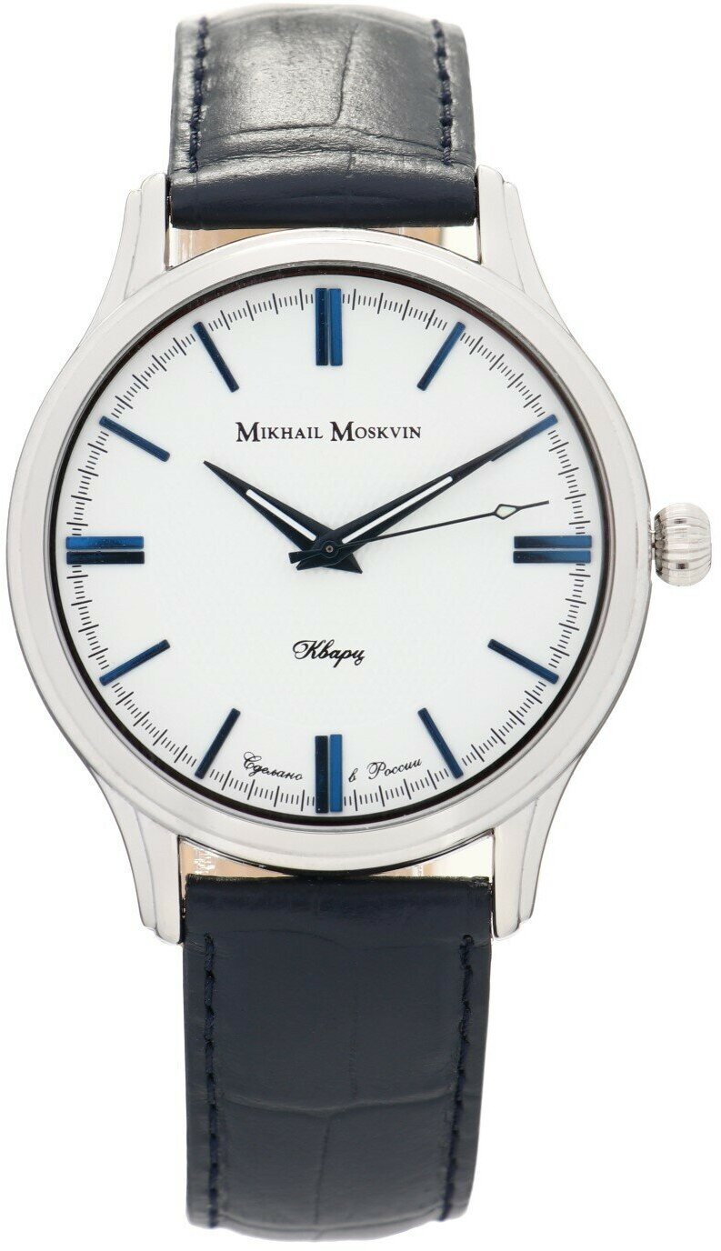 Часы наручные кварцевые мужские "Михаил Москвин", модель 1067A1L1-10 - фотография № 6