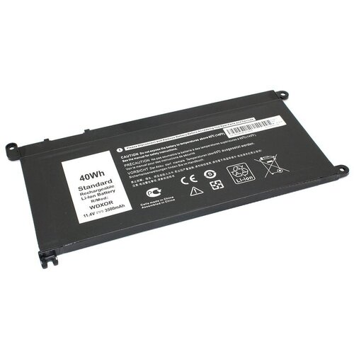 Аккумуляторная батарея для ноутбука Dell 15-5000 (WDXOR) 11.4V 40Wh 3500mAh OEM sheli for dell 15 5000 series 5552 motherboard with n3050 cpu la c571p