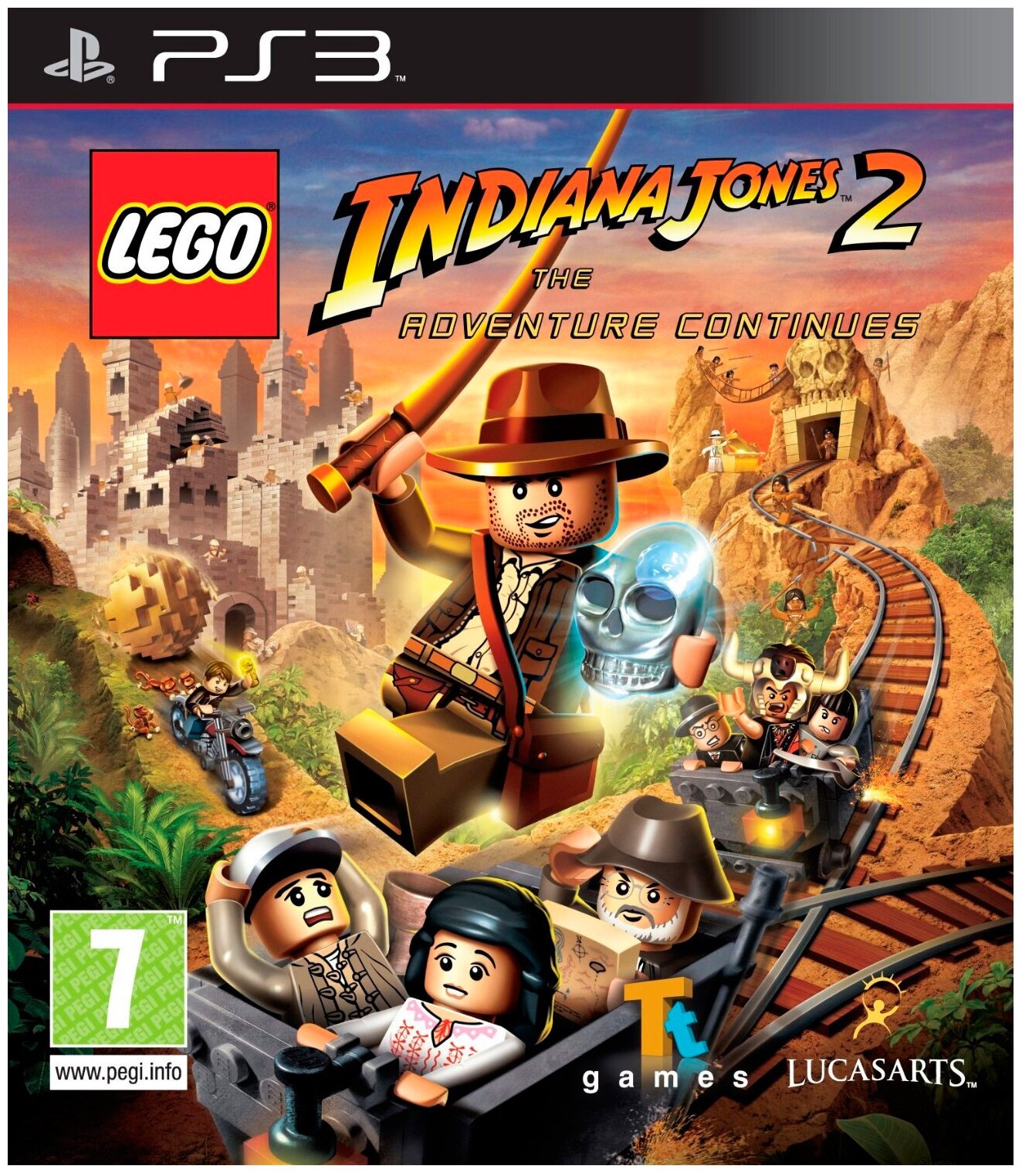 Игра LEGO Indiana Jones 2: The Adventure Continues для PlayStation 3