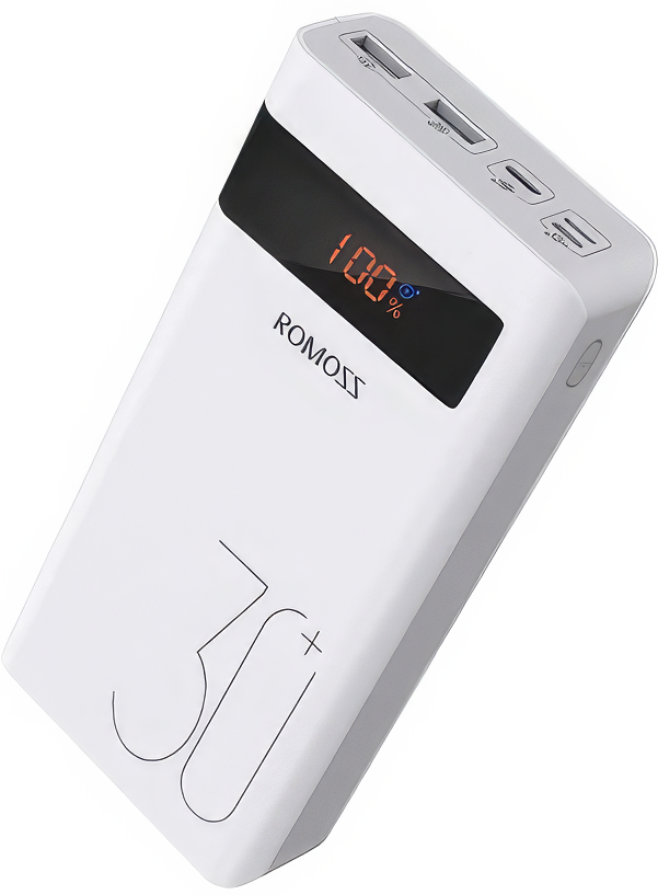 Внешний аккумулятор Romoss Sense 8PS Pro 30000mAh Power Bank портативный аккумулятор белый