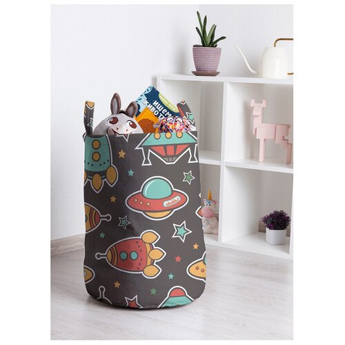 фото Корзина для игрушек "космический транспорт" 35x50 см, toba-47865 joyarty