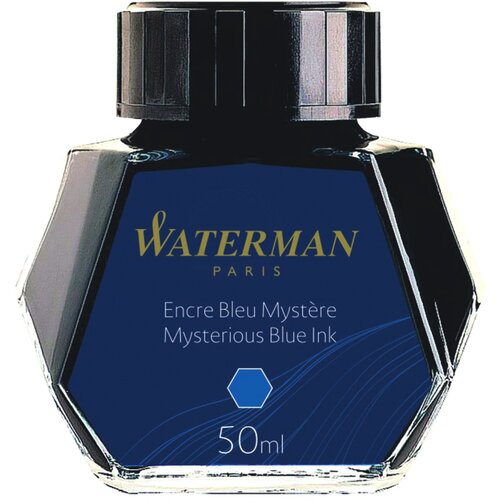 Чернила для перьевой ручки Waterman S0110790, 50 мл Mysterious Blue