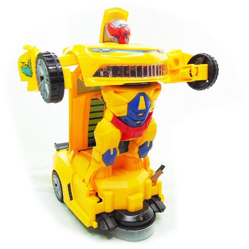 Робот трансформер, Вся-Чина YJ388-22, желтый робот трансформер вся чина yj388 22 желтый