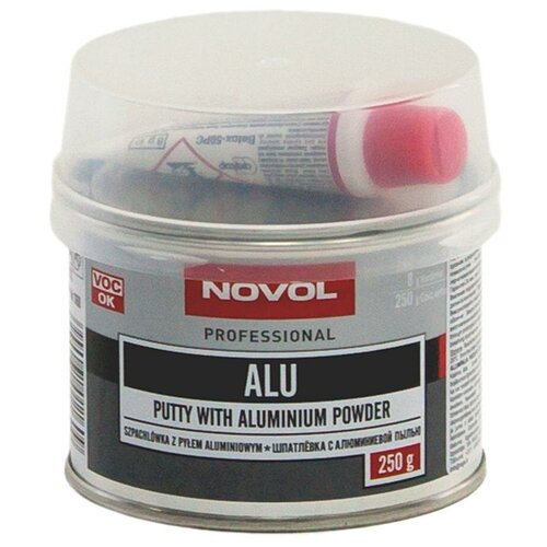 NOVOL Alu Aluminium Putty Шпатлевка с алюминием 0,25 кг.