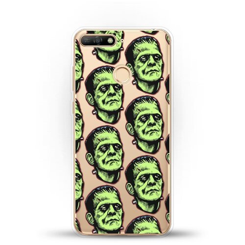 фото Силиконовый чехол чудовище на honor 7c andy & paul