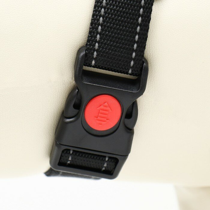 Шлейка мягкая со светоотражающими элементами, размер XS, чёрная Пижон 9441425 . - фотография № 9