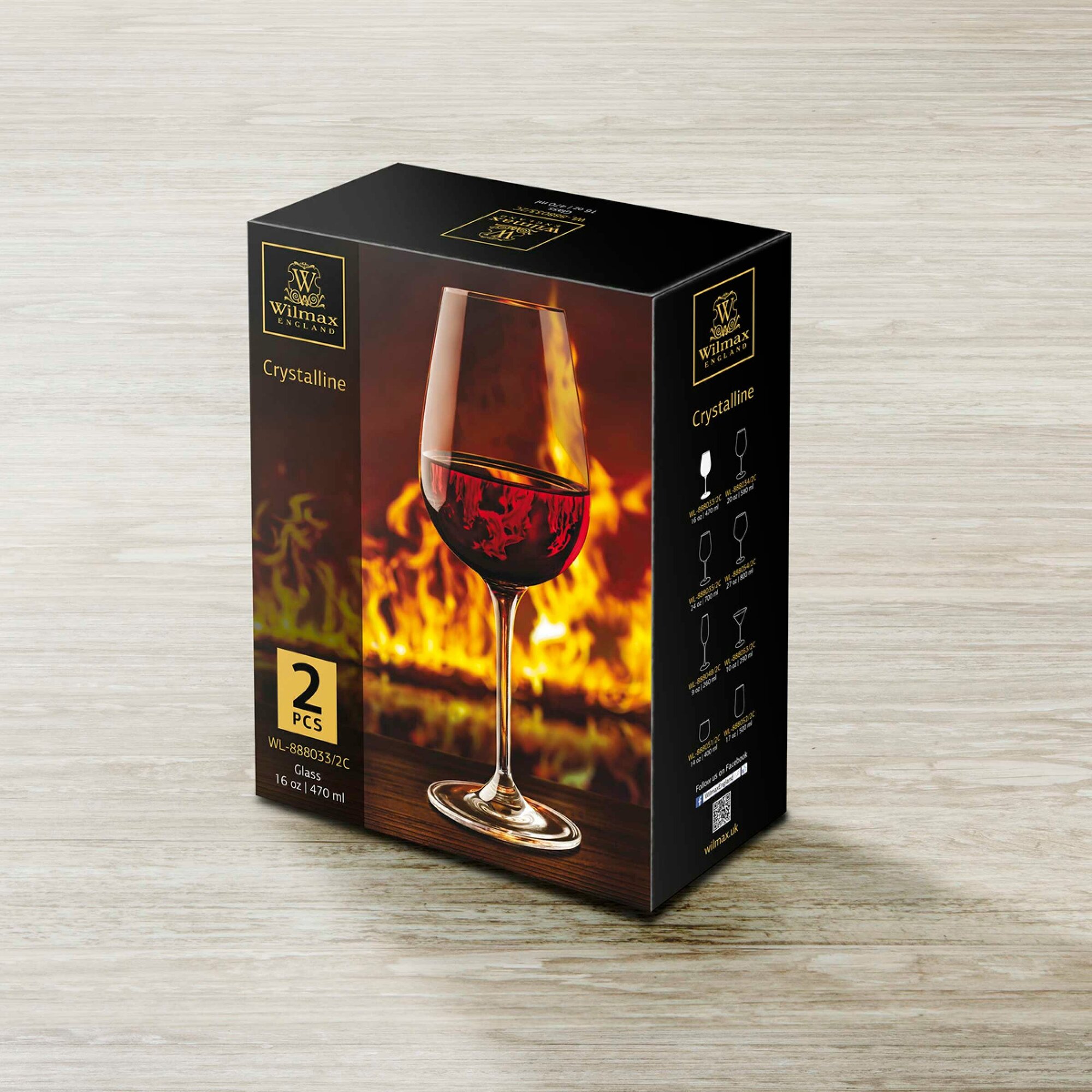Набор из 2-х бокалов для вина 470 мл WL‑888033/2C — фото 1